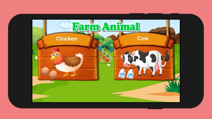 Farm Animal Chicken Cow游戏截图