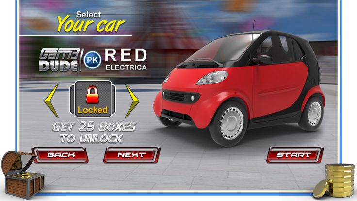 3D汽车驾驶特技 - 趣味模拟驾驶和模拟疯狂的冒险游戏截图