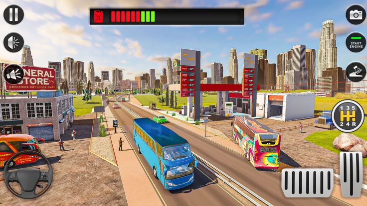 遨游中国公共巴士模拟器司机 - 校车超级驾驶停车场游戏 23游戏截图