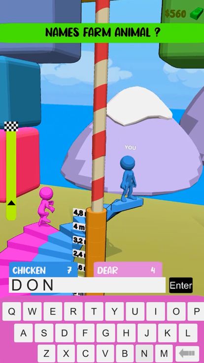 Type Stairs游戏截图