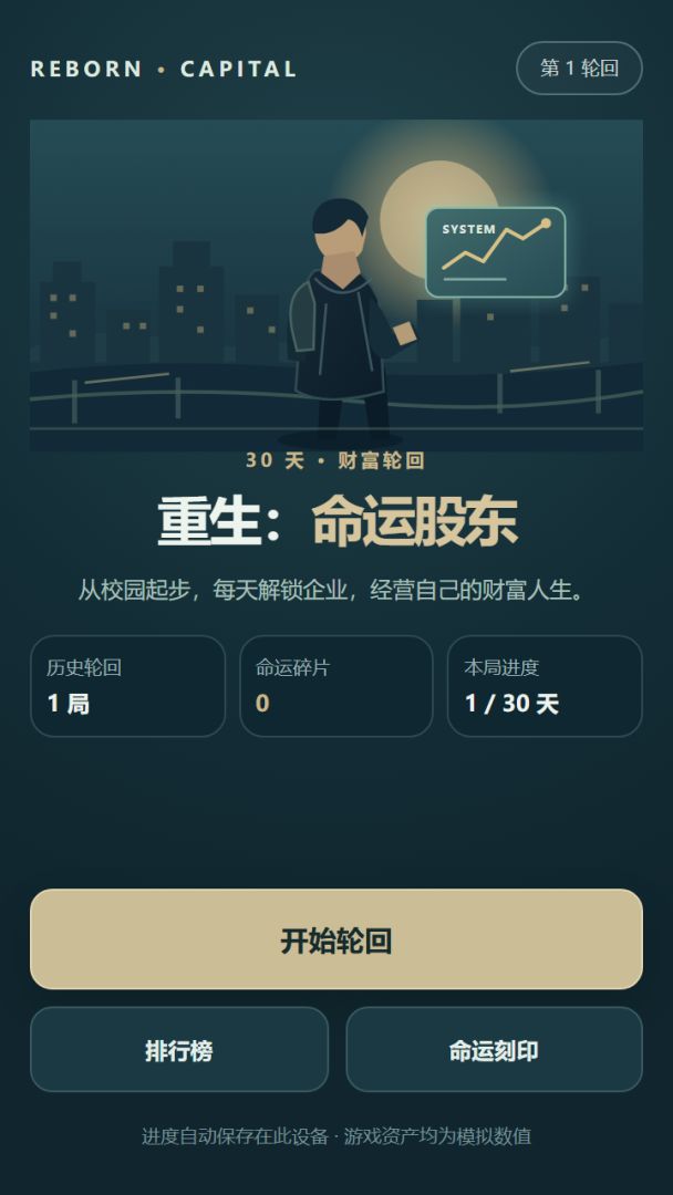 重生:命运股东游戏截图