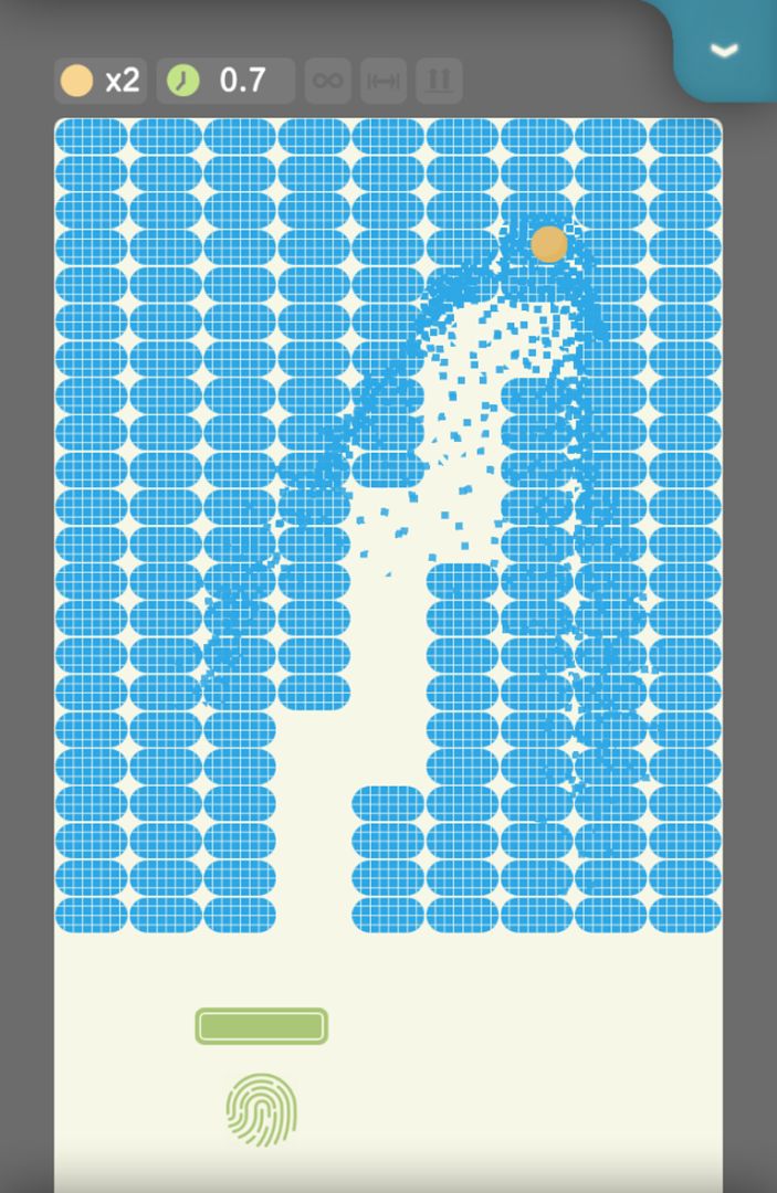 爆裂方块 - 经典打砖块小游戏游戏截图