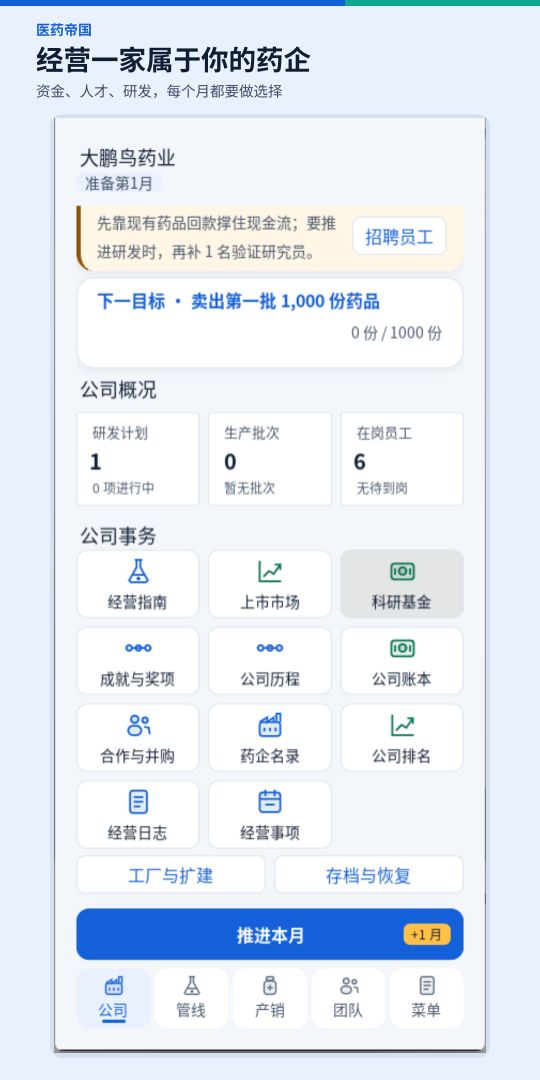 医药帝国游戏截图