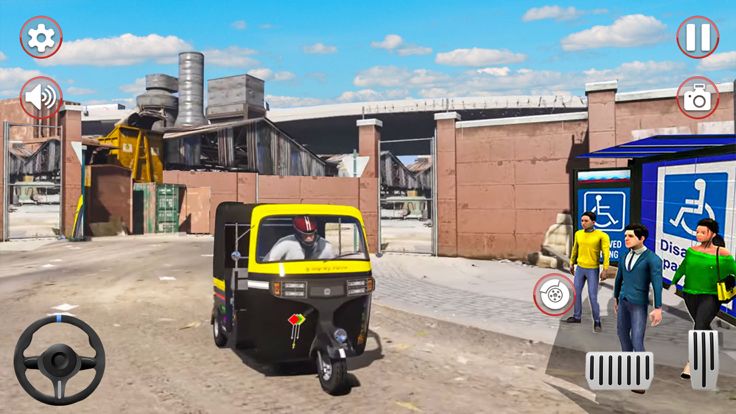 Tuk Tuk Rickshaw Driver Games游戏截图