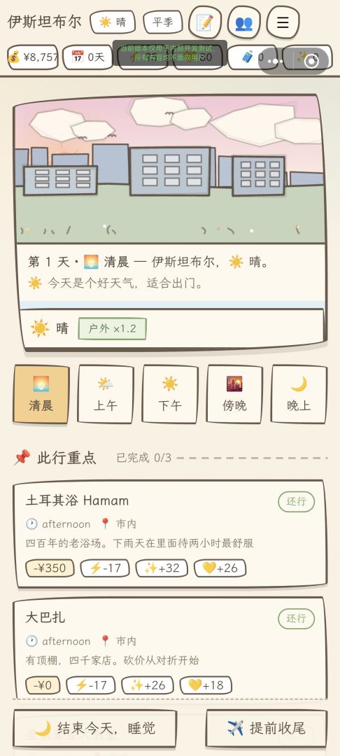 旅游模拟器:漫游计划游戏截图