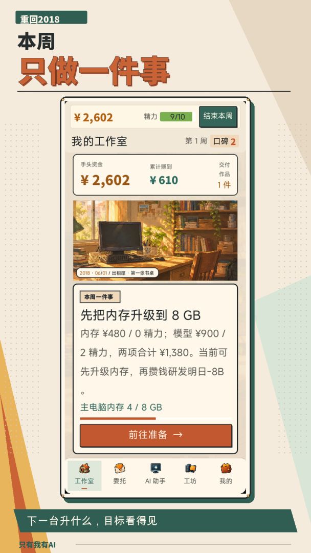重回2018:只有我有AI游戏截图