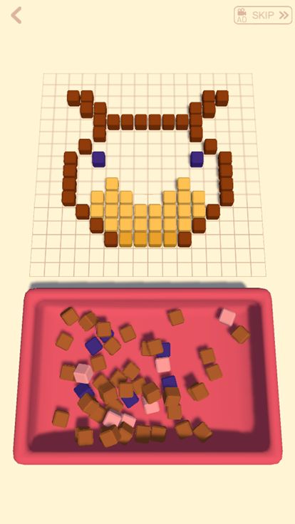 Cubes art - unique puzzle游戏截图