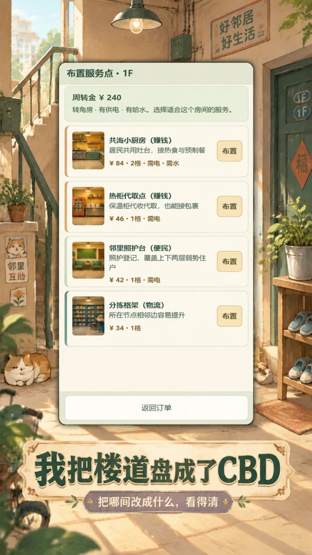 我把楼道盘成了CBD游戏截图