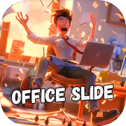 Office Computer Slide Run Gameicon