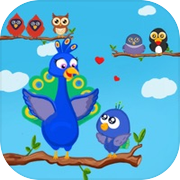 Baby bird sort : color puzzle