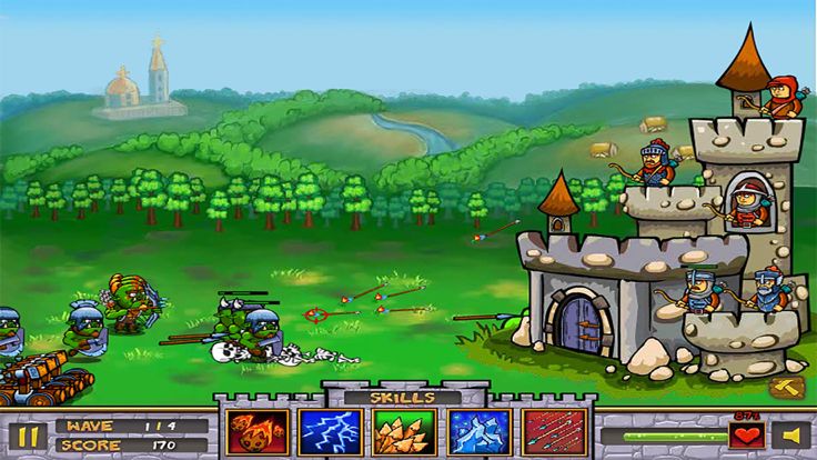 城堡冲突：弓箭物语 TD－ 城堡争霸塔防射击游戏游戏截图