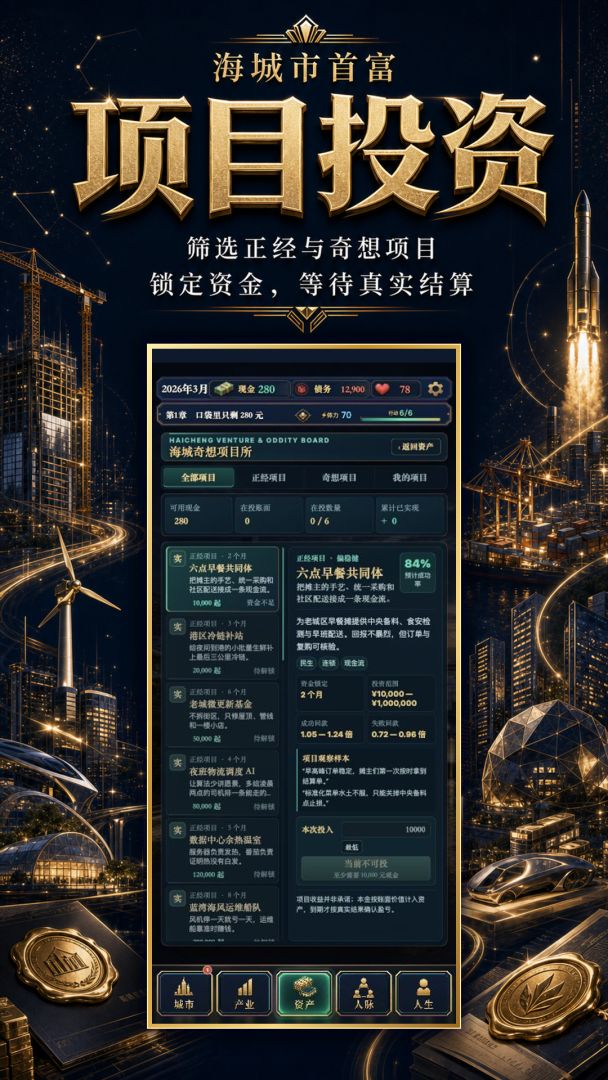 海城市首富游戏截图