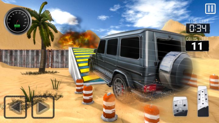 4x4 普拉多汽车特技驾驶游戏游戏截图