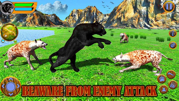 Wild Black Panther Furious Sim游戏截图