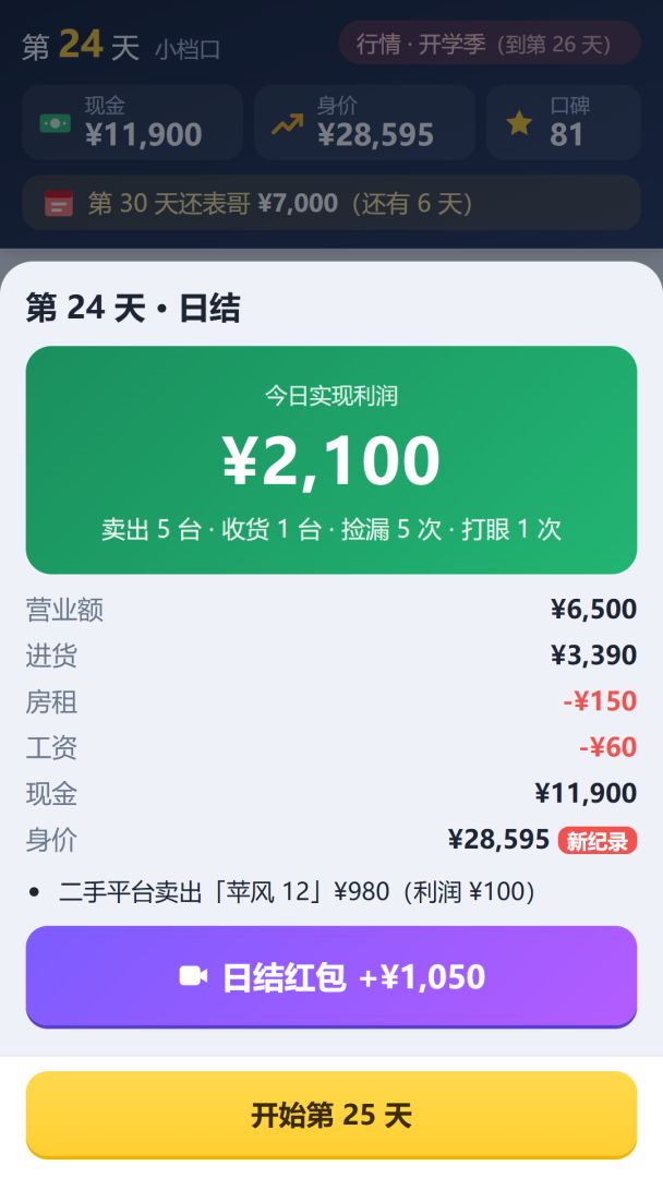 华强北收机王:从负债柜台到数码首富游戏截图