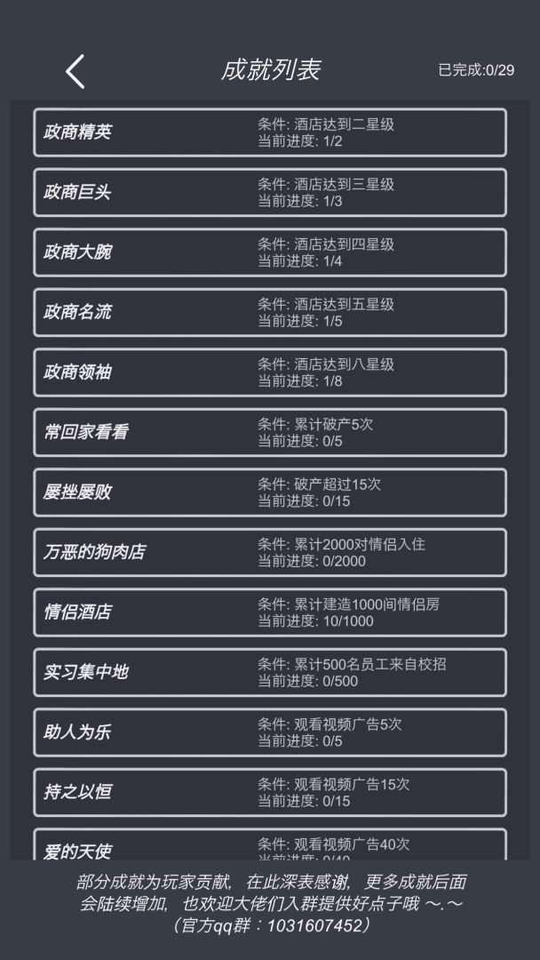 模拟酒店游戏截图