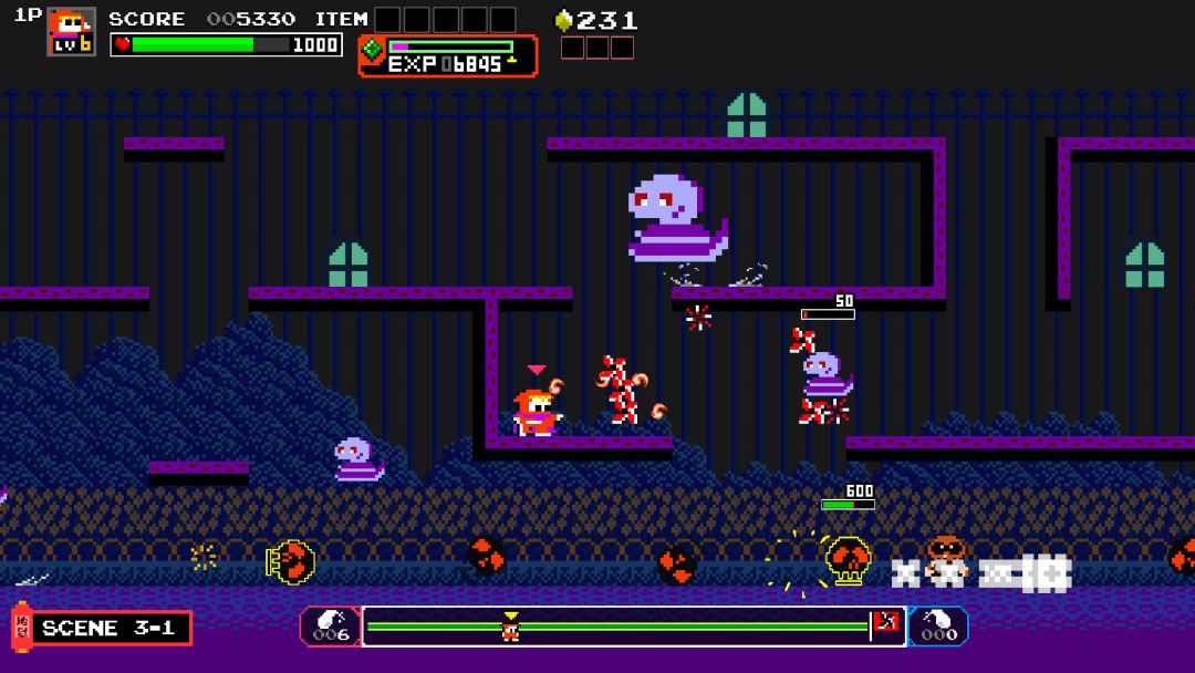 Ninja JaJaMaru: The Great Yokai Battle + Hell游戏截图