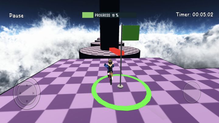 Obby Roblox But On A Bike游戏截图