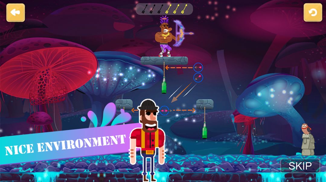 弓箭手与瓶游戏截图