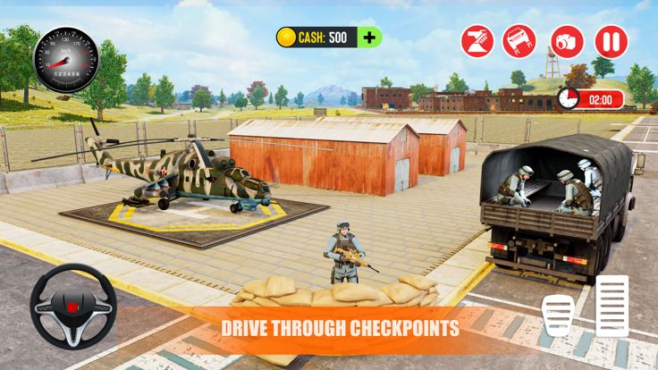 Army Truck Driving: New Games游戏截图