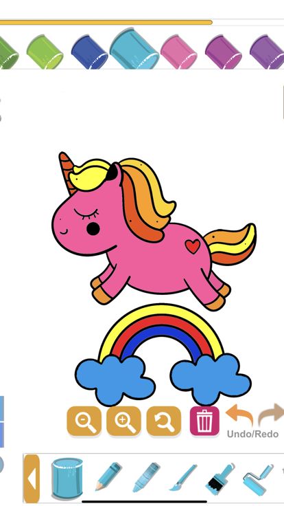 画一只小独角兽游戏截图