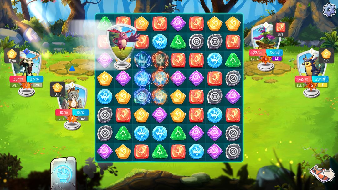 Beasties - Monster Trainer Puzzle RPG游戏截图