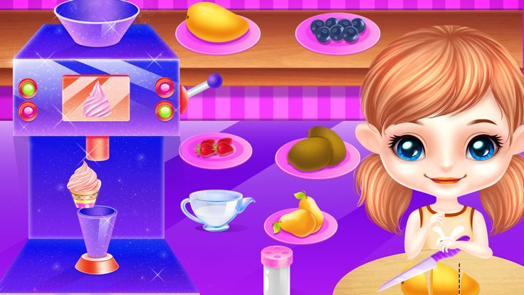 冰淇淋制作 - 烹饪游戏游戏截图
