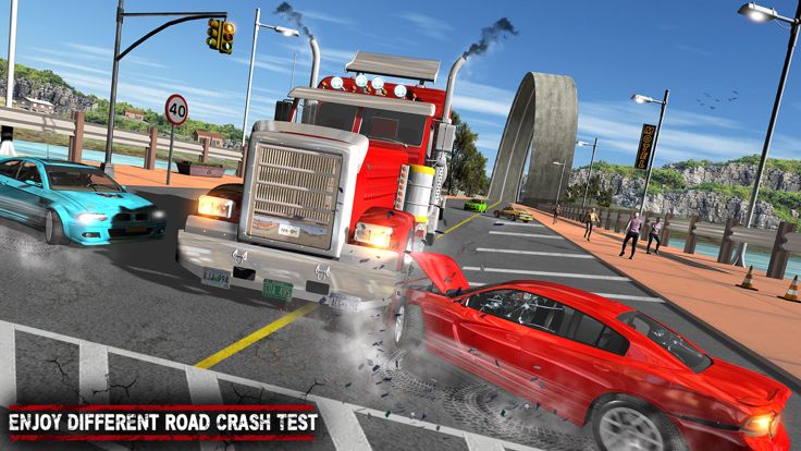 Ultimate Car Crash Bridge Loop游戏截图