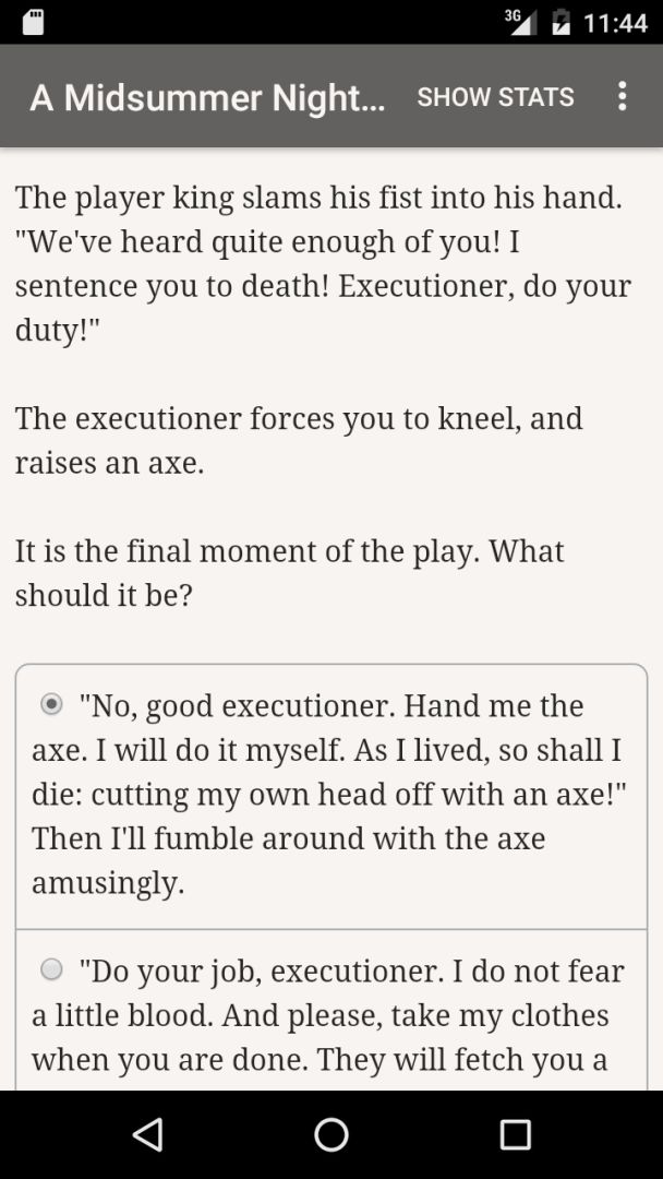 A Midsummer Night's Choice游戏截图