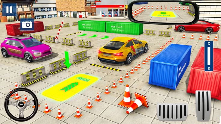 公交车模拟器驾驶游戏 - 停车场游戏 3D游戏截图