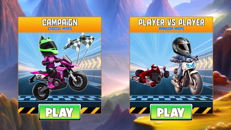 Bikes Stunt Downhills Racing游戏截图