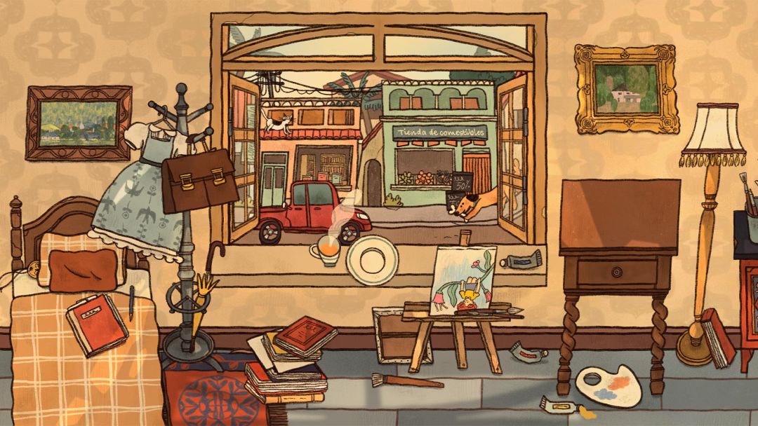 窗台上的蝴蝶游戏截图