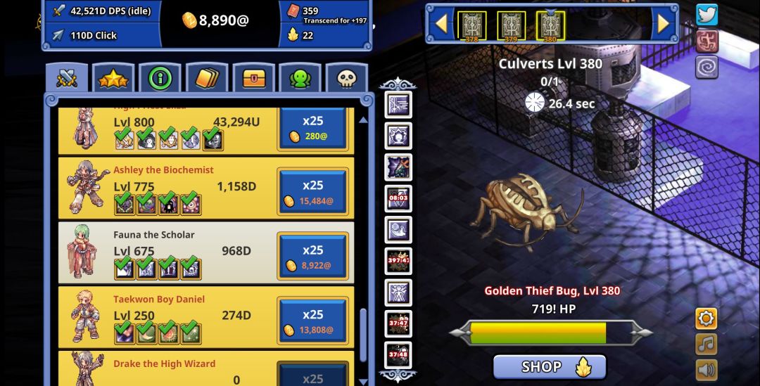 Ragnarok Clicker游戏截图