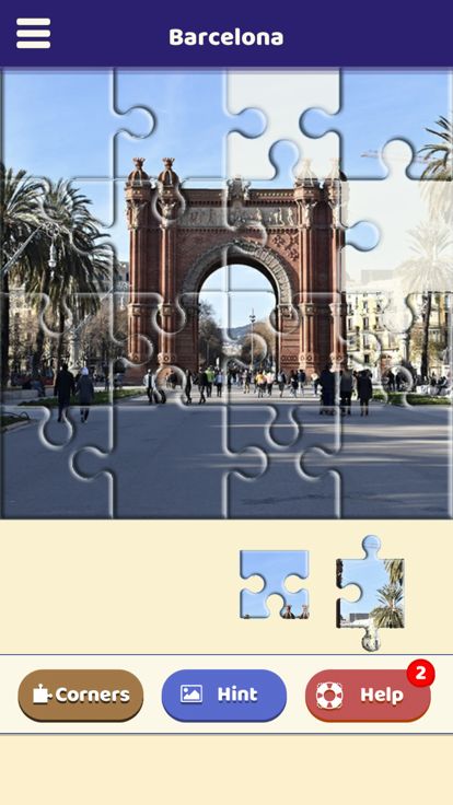 Barcelona Sightseeing Puzzle游戏截图