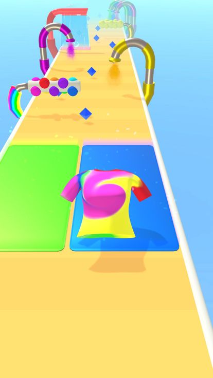 Clothes Coloring Run游戏截图