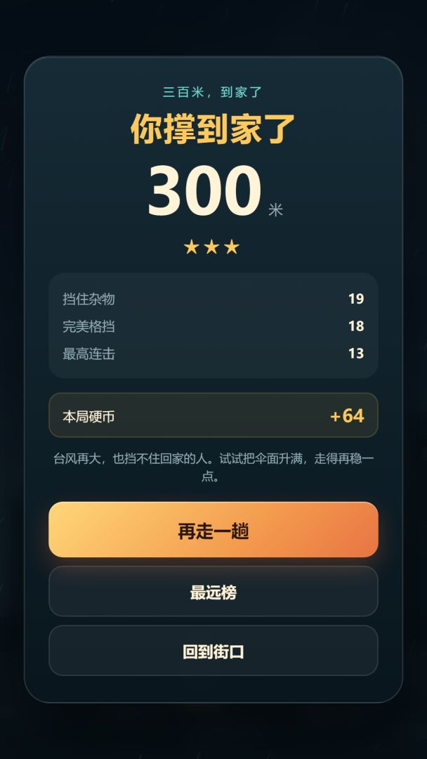 台风天撑住游戏截图