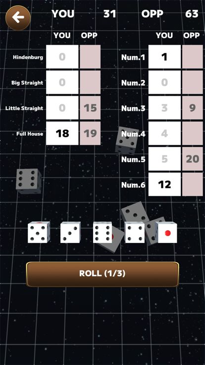 Hindenburg : Dice Game游戏截图