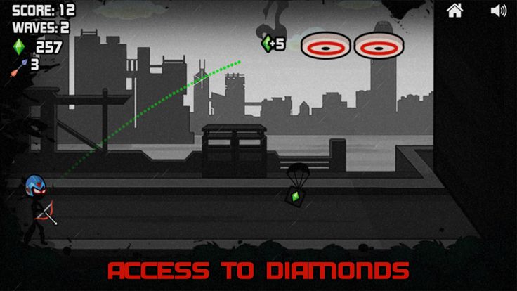 火柴人射箭竞技场游戏截图