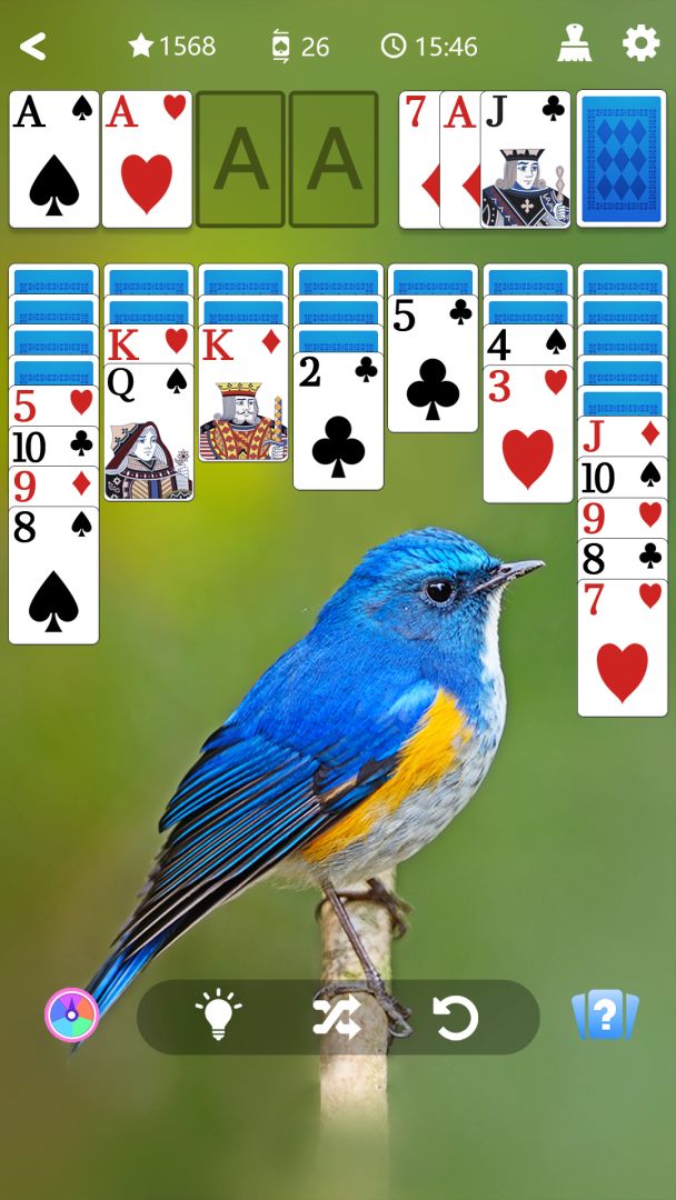 卡牌接龙游戏截图