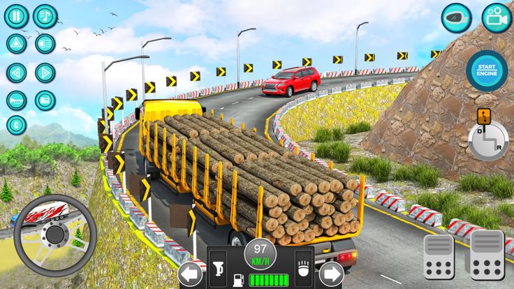 汽车运输车卡车司机游戏截图