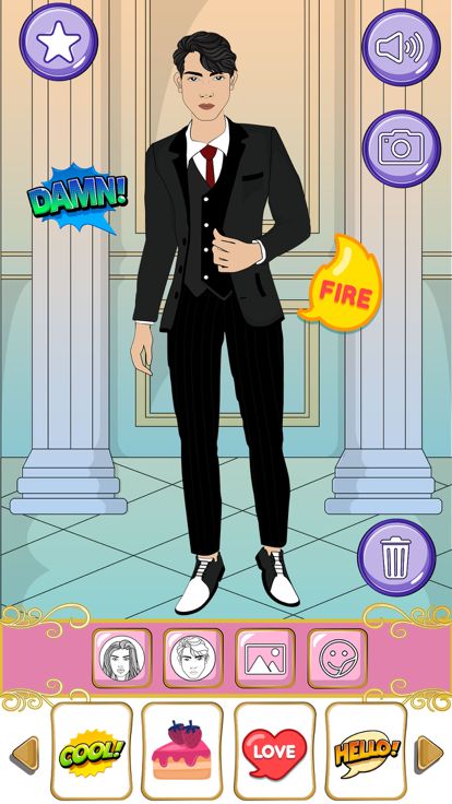 闪光连衣裙绘画游戏游戏截图