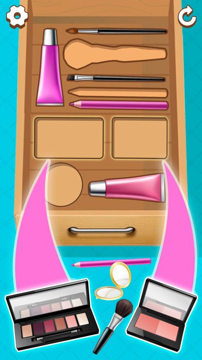 化妆品 组织者 排序 游戏游戏截图