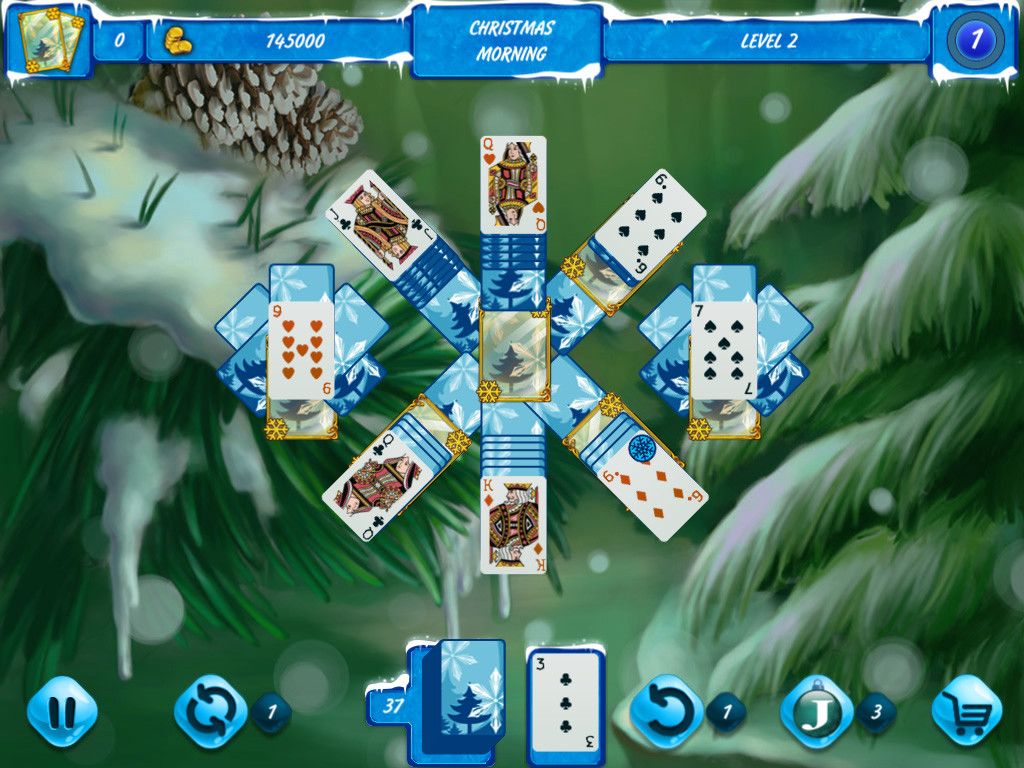 Solitaire Jack Frost Winter Adventures游戏截图