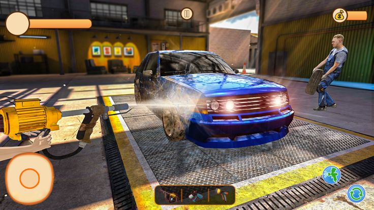 电源 洗车 - 汽车 保洁 游戏游戏截图