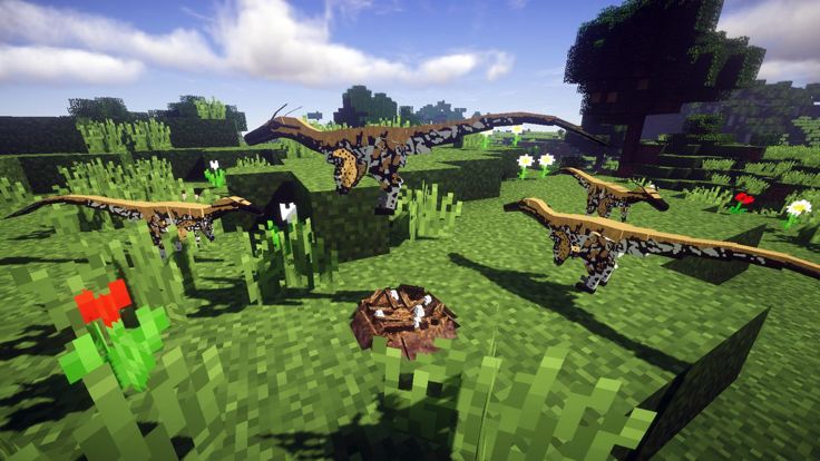 Jurassic Mods for Minecraft PE游戏截图