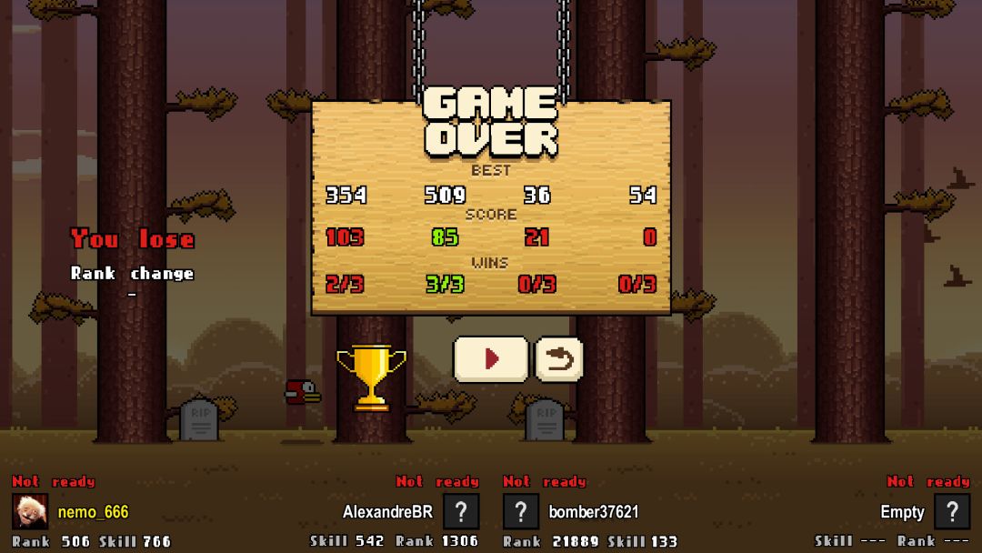 Timberman游戏截图