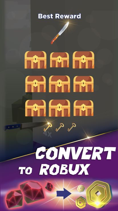 Robux Knives for Roblox游戏截图