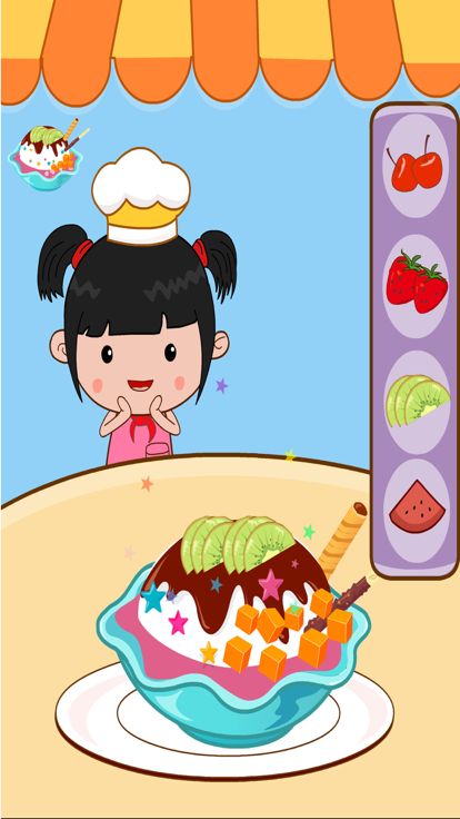 丫丫冷饮店，丫丫幼儿早教游戏截图