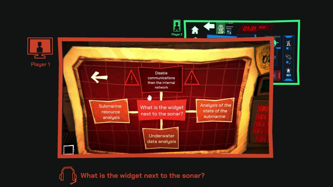 双人大逃脱:失落的潜艇游戏截图
