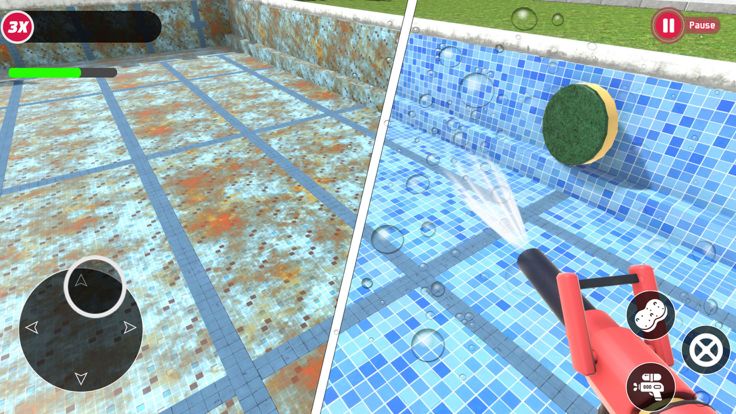 Pool Cleaning Simulator 2023游戏截图